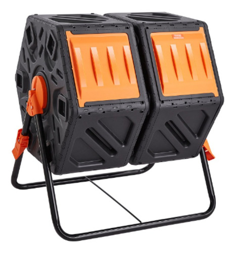 Compost Doble 37 Gal Alto Volumen Jardin Giratorio Sin Bpa