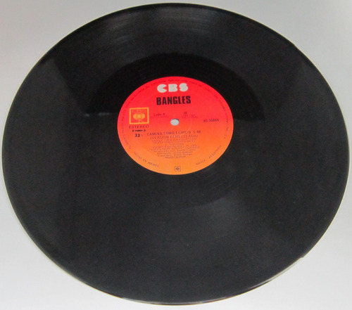 Bangles - Walk Like An Egyptian Single Lp (Usado)