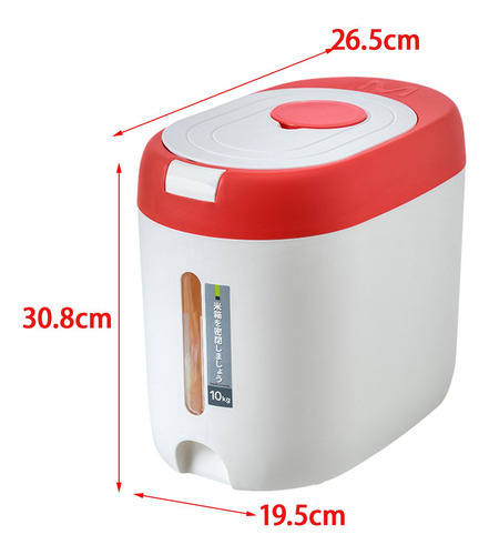 Contenedor De Comida Seca, Dispensador De Arroz, Caja De