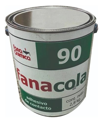 Cemento De Contacto Fanacola 90 Adhesivo 2,8 Kg = 4 Lts Tuyu