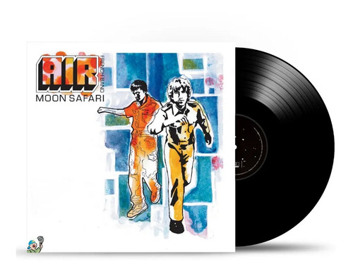 Imagen 1 de 9 de Vinilo De Coleccion Air Moon Safari + Revista