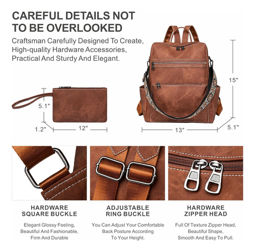 Nefelibata Mochila De Moda Para Mujer Bolsos De Día Bolsos