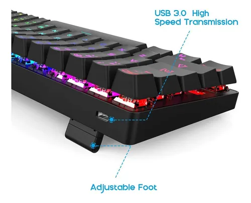 Dierya Dk63 Teclado Mecánico Aa Aa