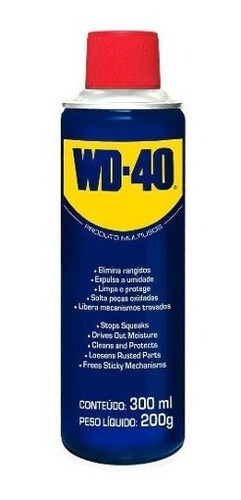 Wd40 Spray Produto Multiusos - Desengripa Lubrifica 300ml
