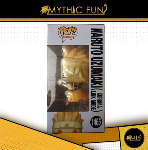 Funko Pop Naruto Shippuden - Naruto Uzumaki Kurama Link Mode (Usado)