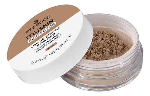 Base de maquillaje en polvo Essence myskin tono 40 tan - 6g