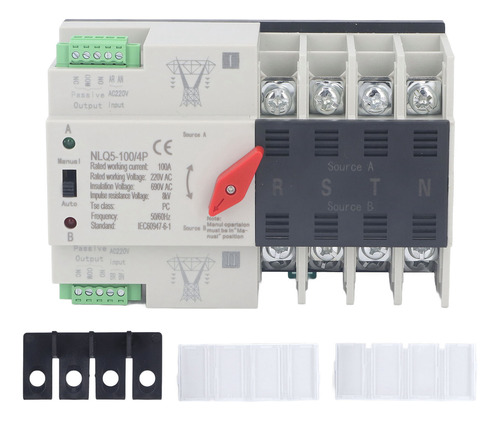 Control De Conmutación Rápida Automático Dual De 4 P De Powe