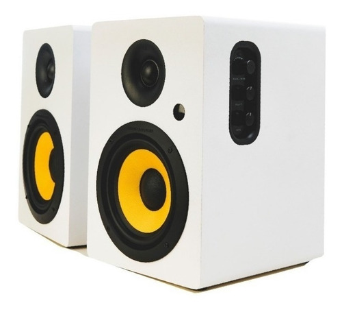 Imagen 1 de 5 de Parlantes Con Bluetooth Kurbis Bafles Potenciados De Madera