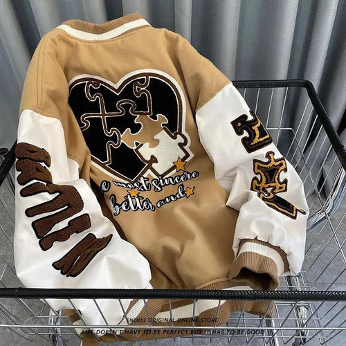 Uniforme De Béisbol Bordado Vintage, Marca De Moda Suelta