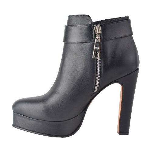 Imagen 5 de 8 de Botas Botinetas De Cuero De Mujer - Nigel - Ferraro
