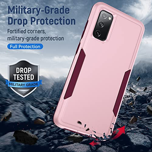 Funda Para Galaxy S20 Fe 5g Rosa 6.5puLG Uso Rudo