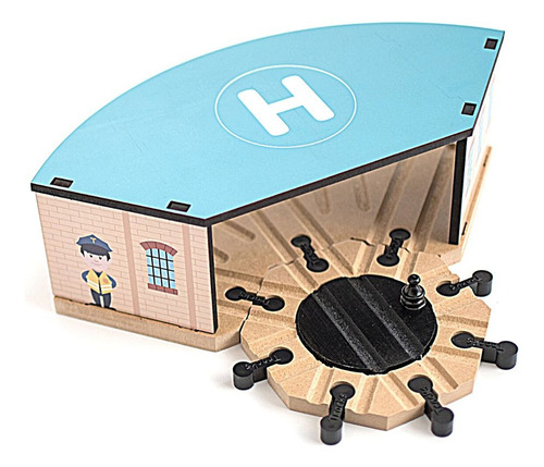Tracks Cochera Tren + Elevación Compatible Trencity Hape