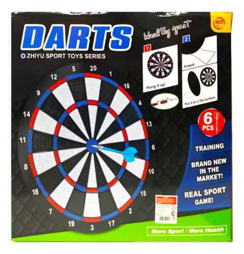 Juego Con Tablero De 6 Dardos
