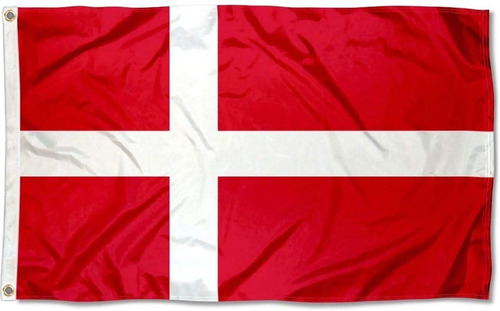 Bandera Dinamarca 150 Cm X 90 Cm
