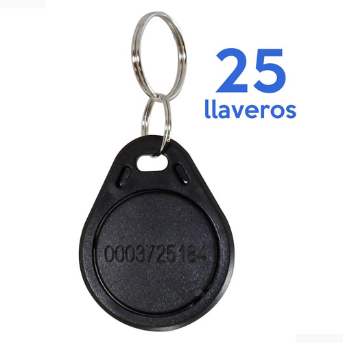 Kit 25 Llaveros De Proximidad 125 Khz Con Código Ax-tag100