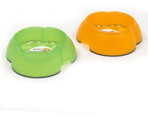 Imagen 2 de 6 de Comedero Bebedero Para Perro Tipo Flor 700 Ml Antiresbalante