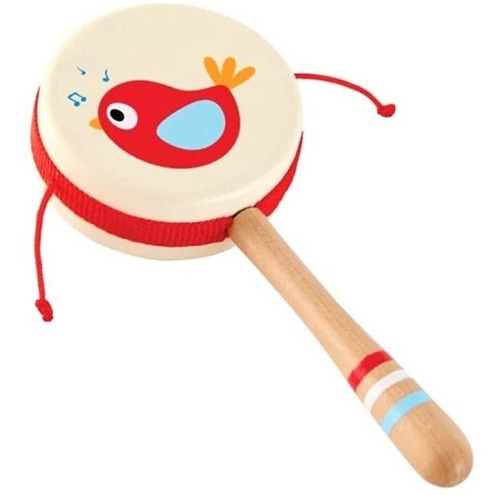 Imagen 1 de 2 de Instrumento Musical Niños Tambor Sonajero Estimulación Niñas