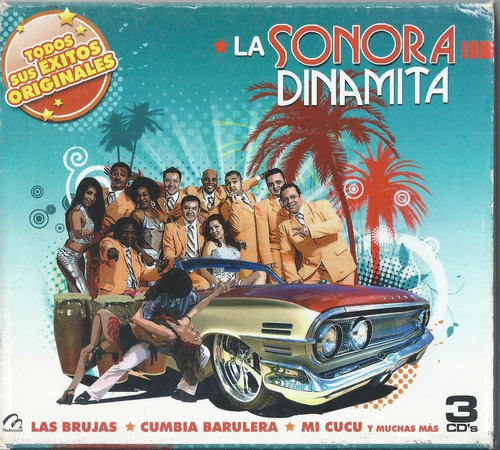 La Sonora Dinamita 43 Éxitos Originales Cd Triple Nac E 2010