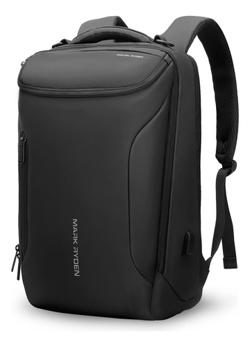 Mochila Para Hombre Impermeable Con Diseño Automóvil, Puerto