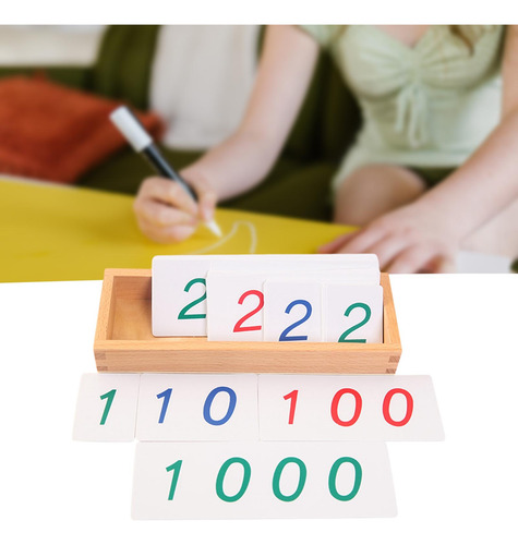 1-9000 Tarjetas De Aprendizaje, Tarjetas De Números De