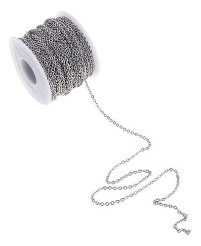 A Acero Inoxidable 2mm Cadena 10yd / Rollo For Collar