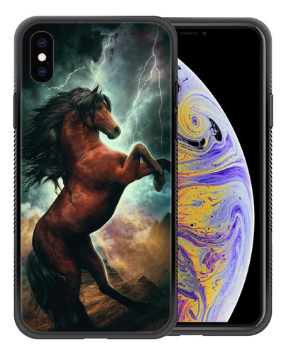 Funda Zhegailian Para iPhone X/xs-caballo