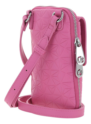 Bolsa Cigarrete Barbie Gorett Hile Br24082-p Color Rosa Correa De Hombro Rosa Diseño De La Tela Lisa