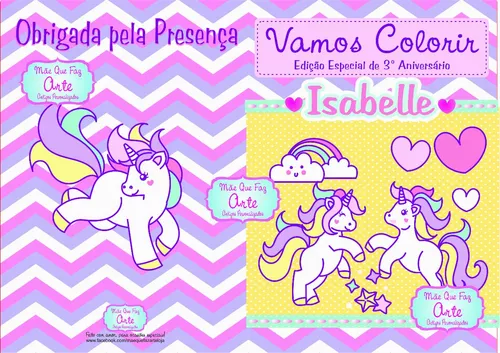 Vamos Colorir: Unicornio