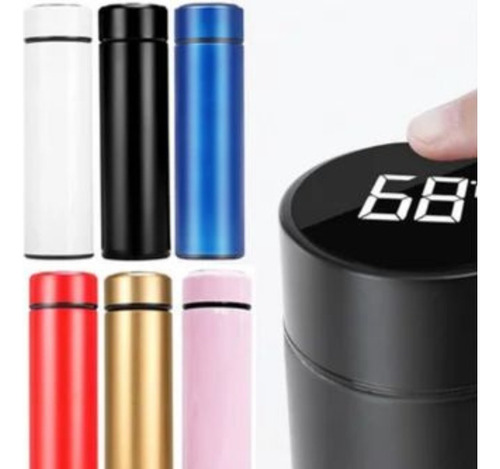 Termo Inteligente Pantalla Digital Bebidas Acero Inoxidable