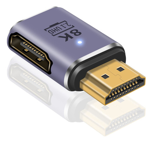 Poyiccot Adaptador Hdmi 8k 2.1 90 Grado Extension Angulo Hd