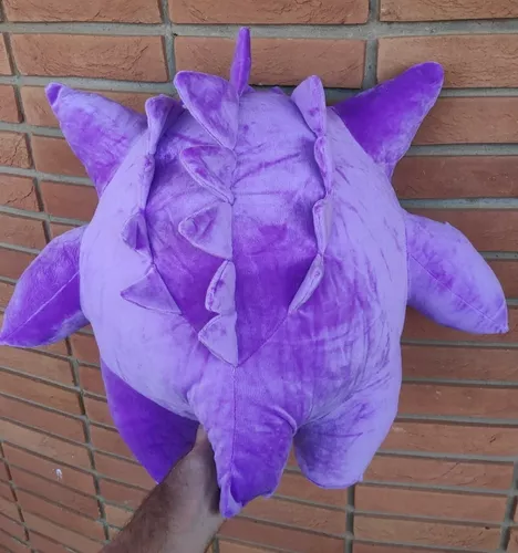 Gengar Mega Evolução Pokémon Fantasma Pelúcia 18x25cm