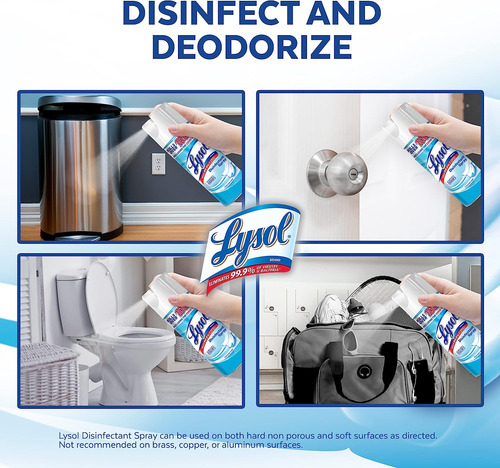 Aerosol Desinfectante Lysol, Aerosol Desinfectante Y Antibac