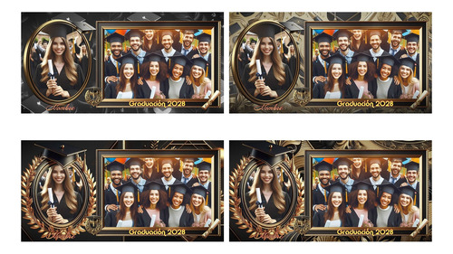 30 Plantillas Grupales Graduacion 8x16 Vol5
