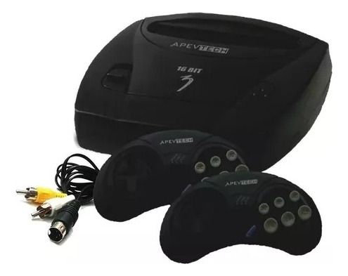 Consola Apevtech 16 Bit + 2 Joysitck + 6 Juegos De Regalo