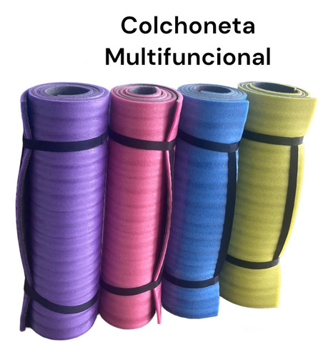 Colchoneta Plegable Para Camping Yoga Pilates Gimnasio Playa