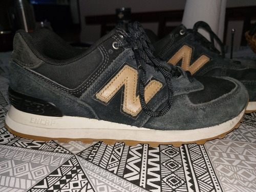 Zapatillas New Balance 574 Originales Negras Con Marron ... Zapatillas New Balance 574 Originales Negras Con Marron ...
