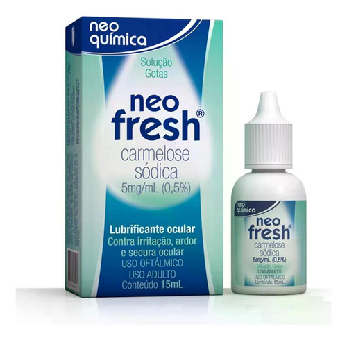 Neo Fresh Lubrificante Ocular Solução Gotas 15ml