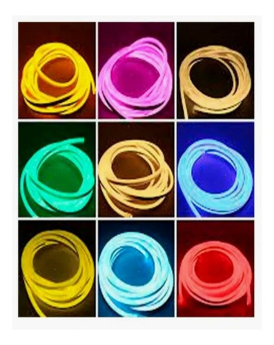 Tira Led Neón Flex Unicolor Decorativa Verde