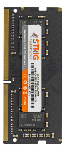 Memoria Ram Ddr4 8gb Strig Sodimm 3200 Mhz