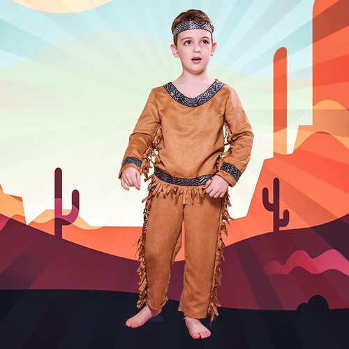Disfraz Indio De Reneecho Para Niños
