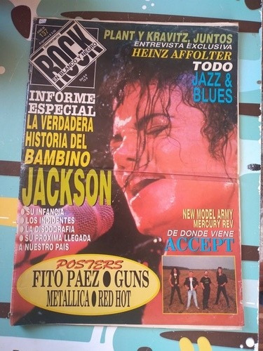 Revista Rock Jackson Fito Paez 9 1993 N137