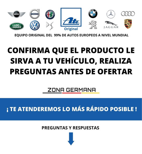 Discos Freno Volkswagen T-cross Tcross T Cross Original Ate