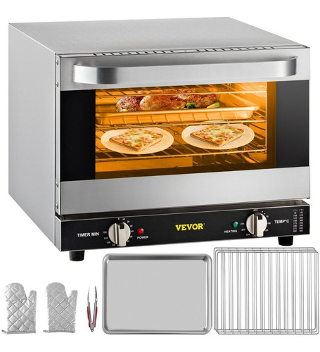 Horno De Convección Empotrar Tostador Panadería Cocina 20 L