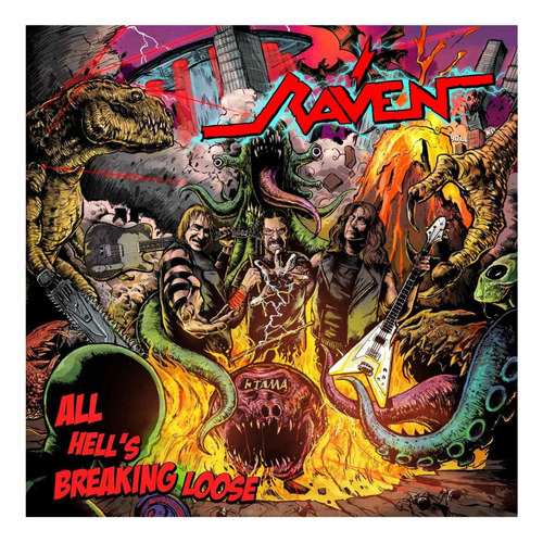 Cd Raven - All Hell's Breaking Loose Novo!!