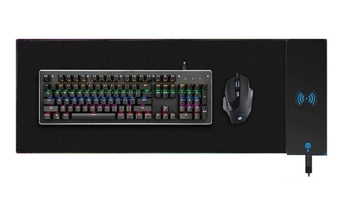 Mouse Pad Gamer 80x30cm Com Carregamento Usb