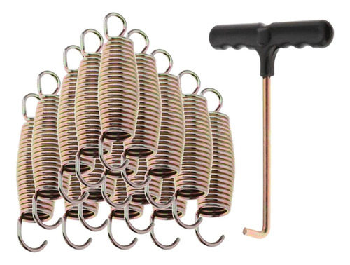 Resortes De Trampolín Con Herramienta De Primavera De 9 Cm.