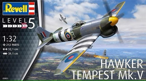 Revell Hawker Tempest Mk.v 03851 1/32  Rdelhobby Mza