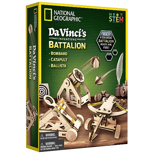 National Geographic Da Vinci Model Kit - Catapult Kit For Ki