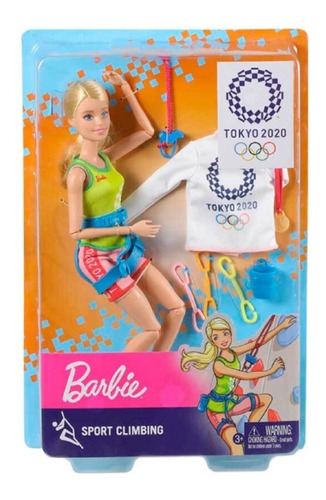 Barbie Muñeca Modelo Olimpiadas Escalada Deportiva 
