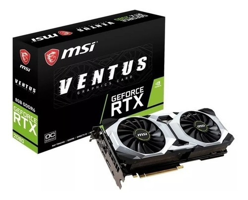 Placa Video Gamer Geforce Msi Rtx 2080 Ventus 8g Oc